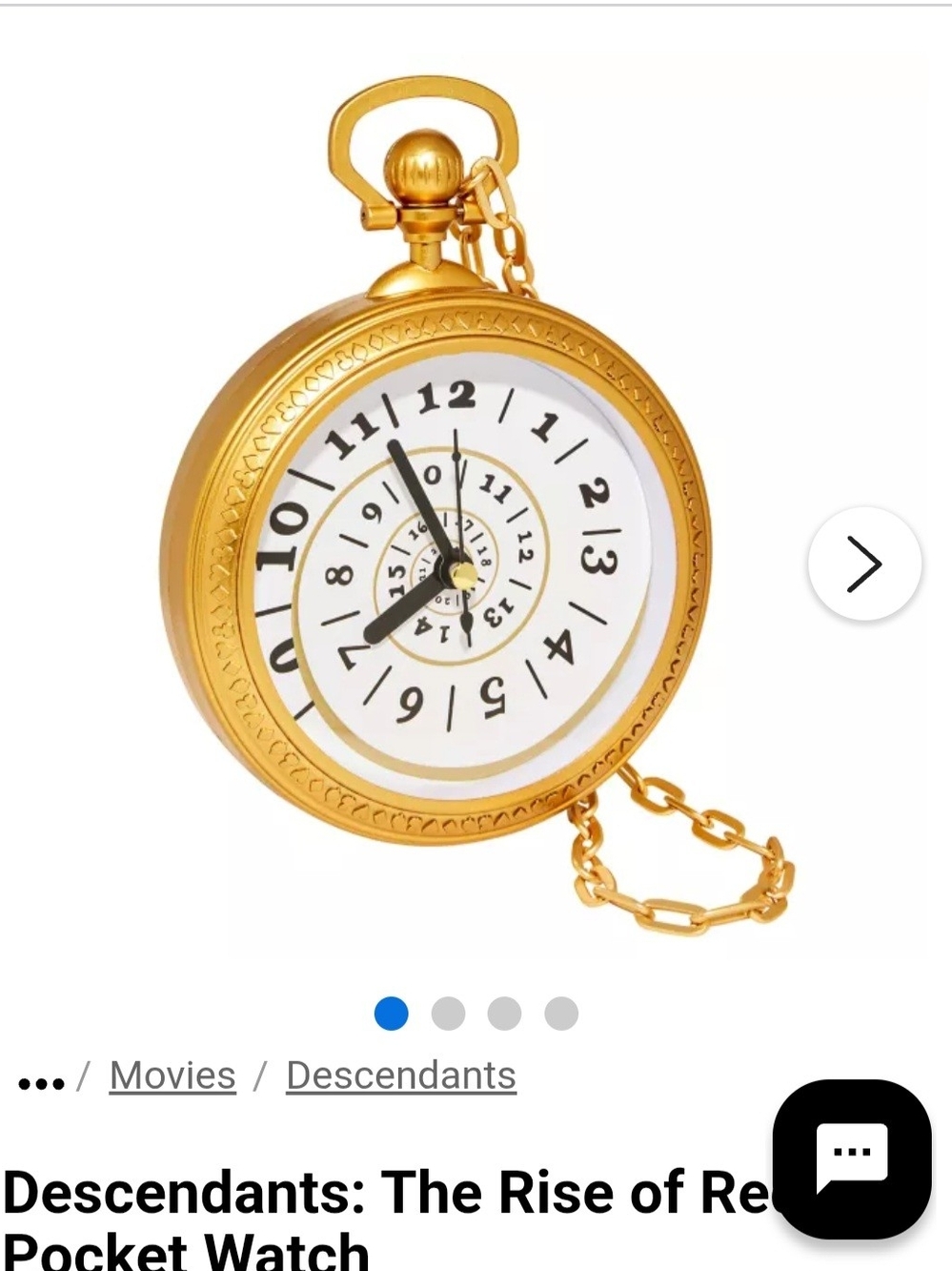 Halloween - Descendants: The Rise Of Red Pocket Watch